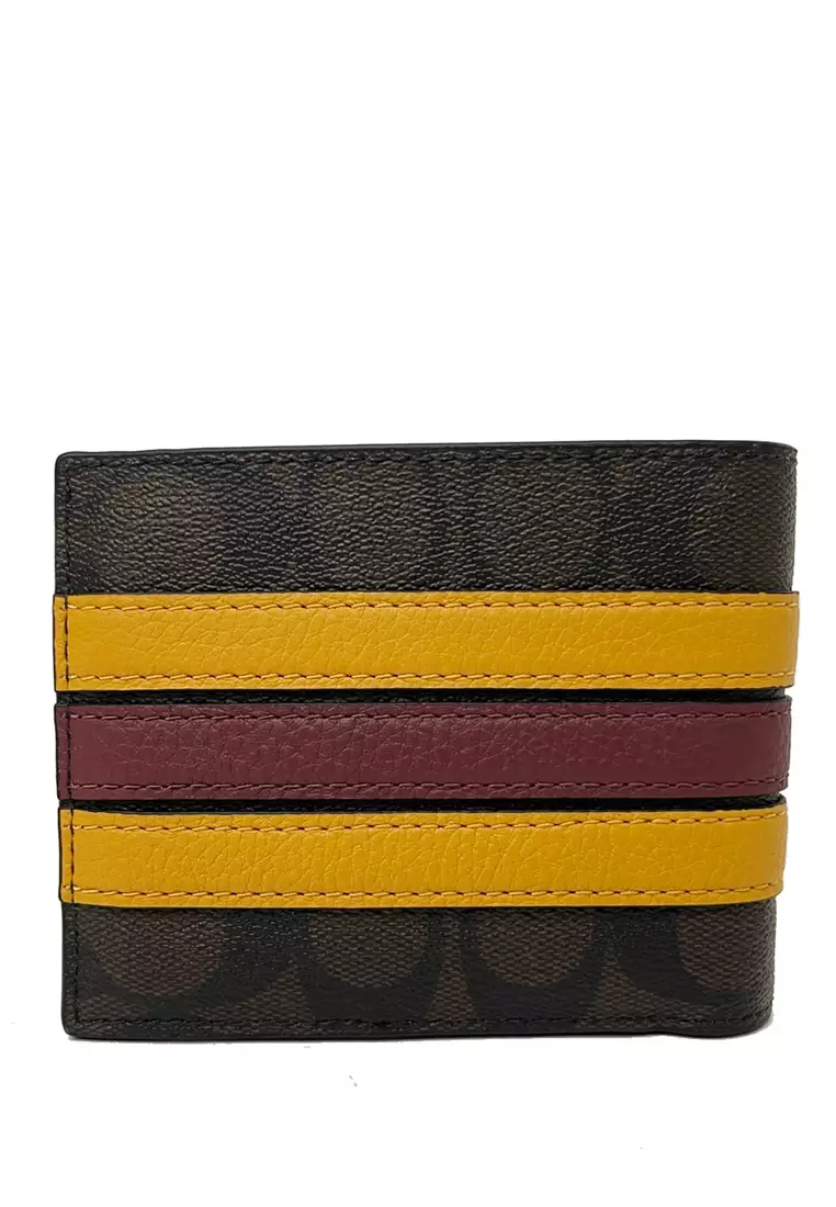 Coach mens 3 in 1 wallet clearance