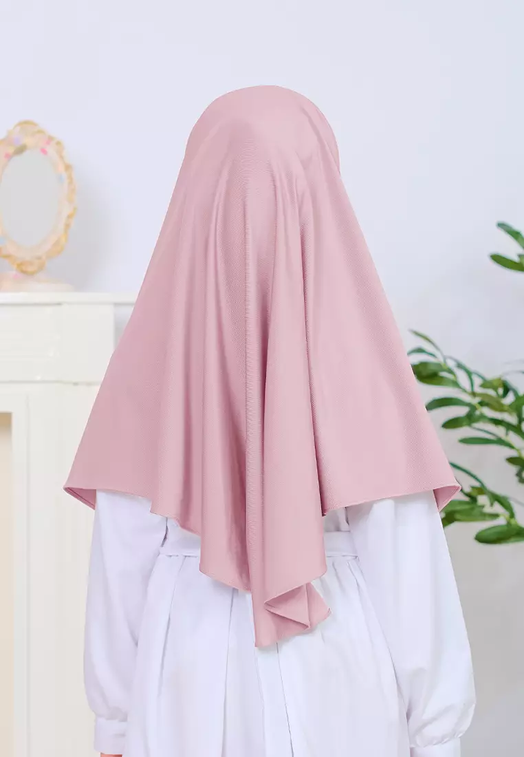 Cotton Bee - Jennaira Bergo Dagu | Hijab Instan Anak Non Pad - S