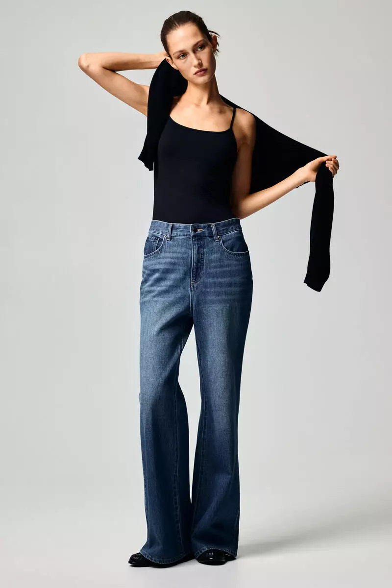 Microfibre strappy top