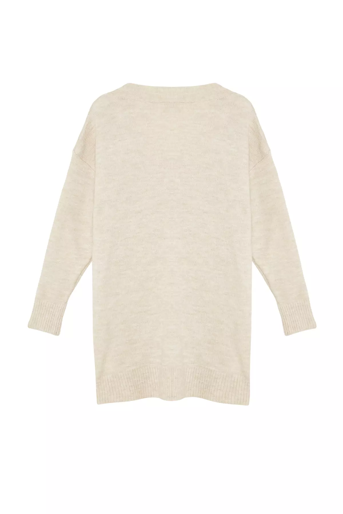 V-Neck Knit Dress