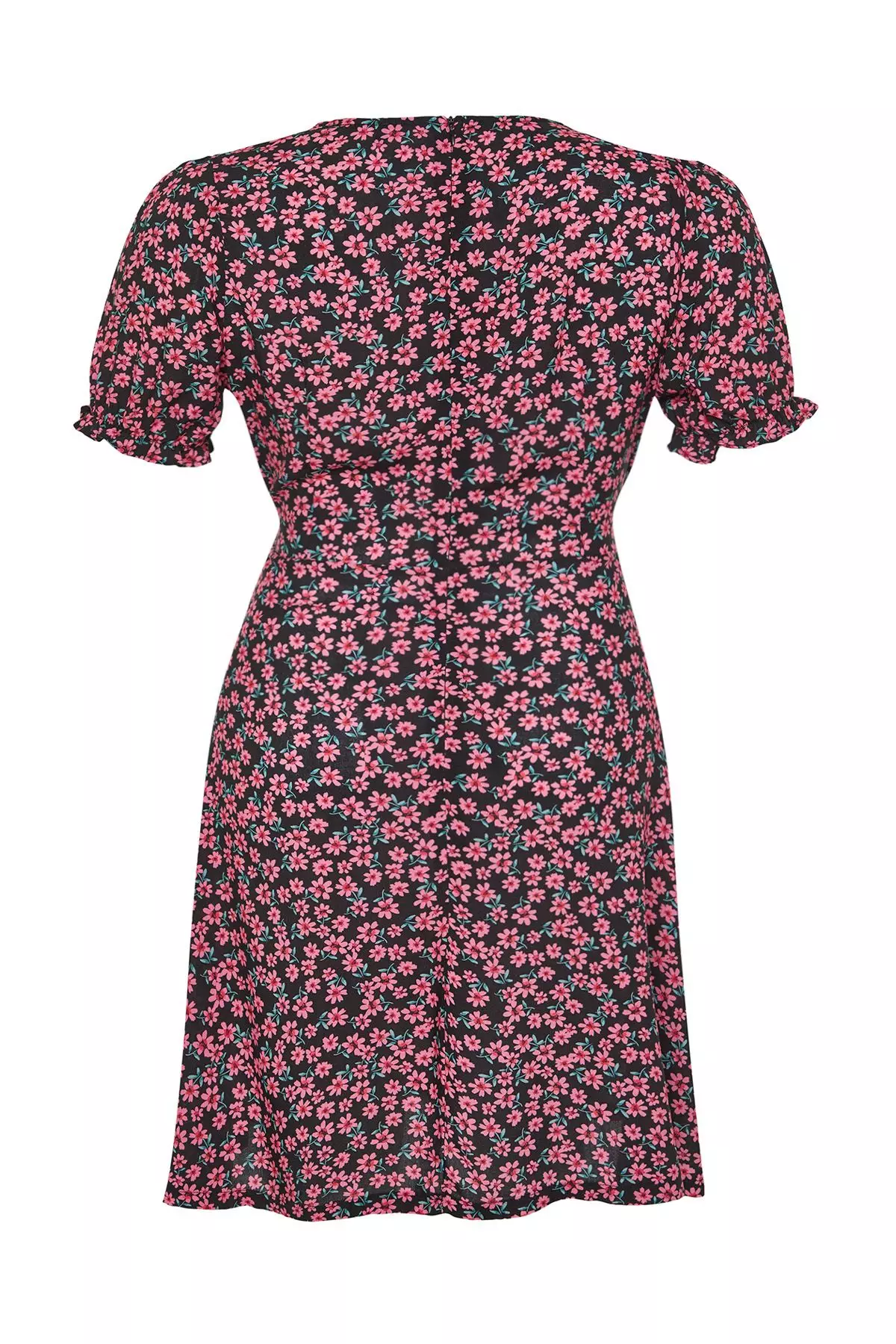 Plus Size A-Line Floral Dress