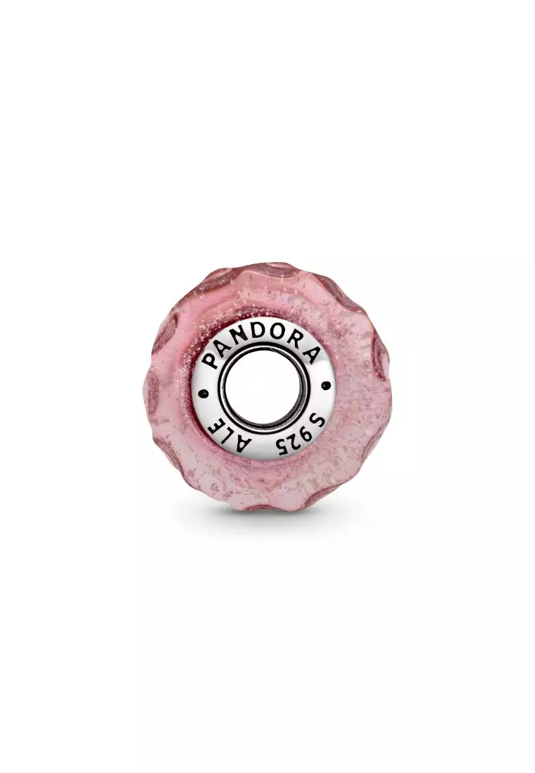 Buy Pandora Wavy Fancy Pink Murano Glass Charm 2025 Online