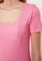 Trendyol pink Scoop Neck Bust Detail Ribbed Dress FFCDEAAE904A28GS_3