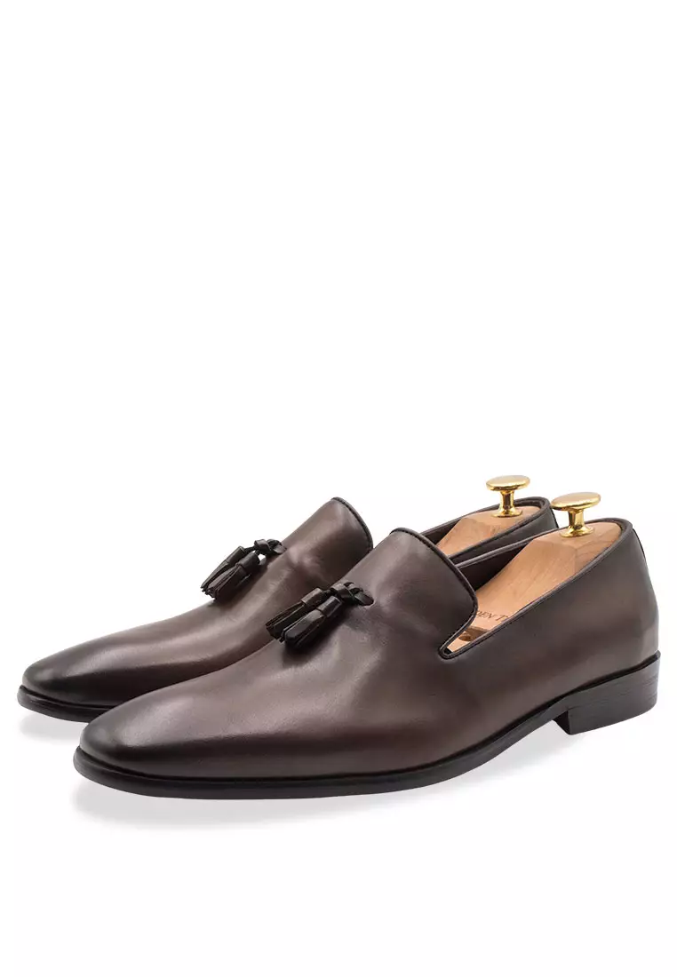 Polvorines Walnut Wholecut Tassel Loafer