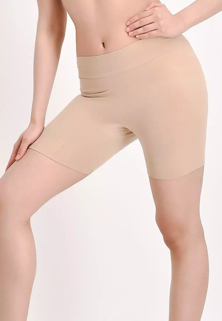 Women's Seamless Shapewear Cycling Shorts Light Support