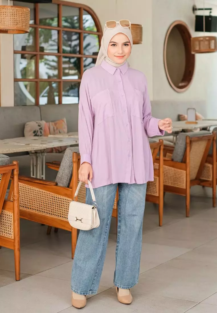 Nada Blouse Lilac