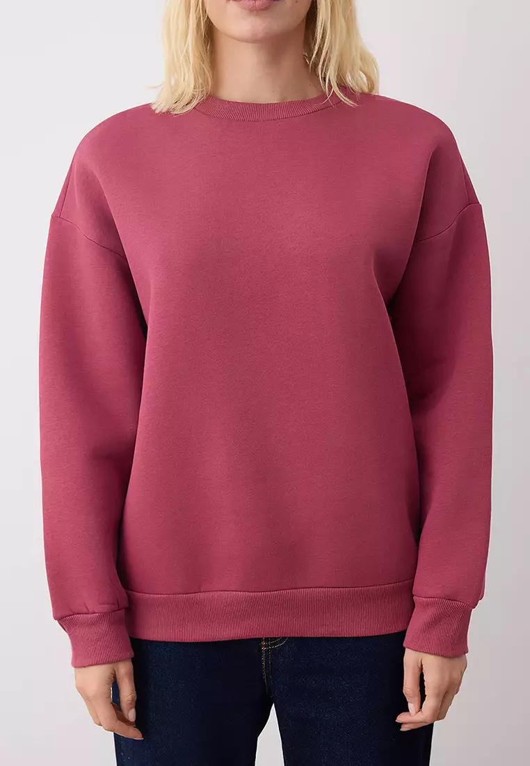 Oversized Fleece Inner Sweatshirt