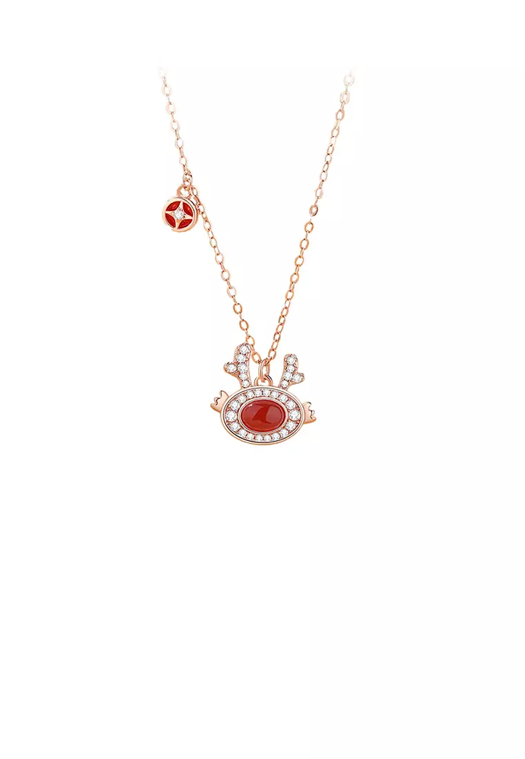 Copper coin in silver chain hotsell