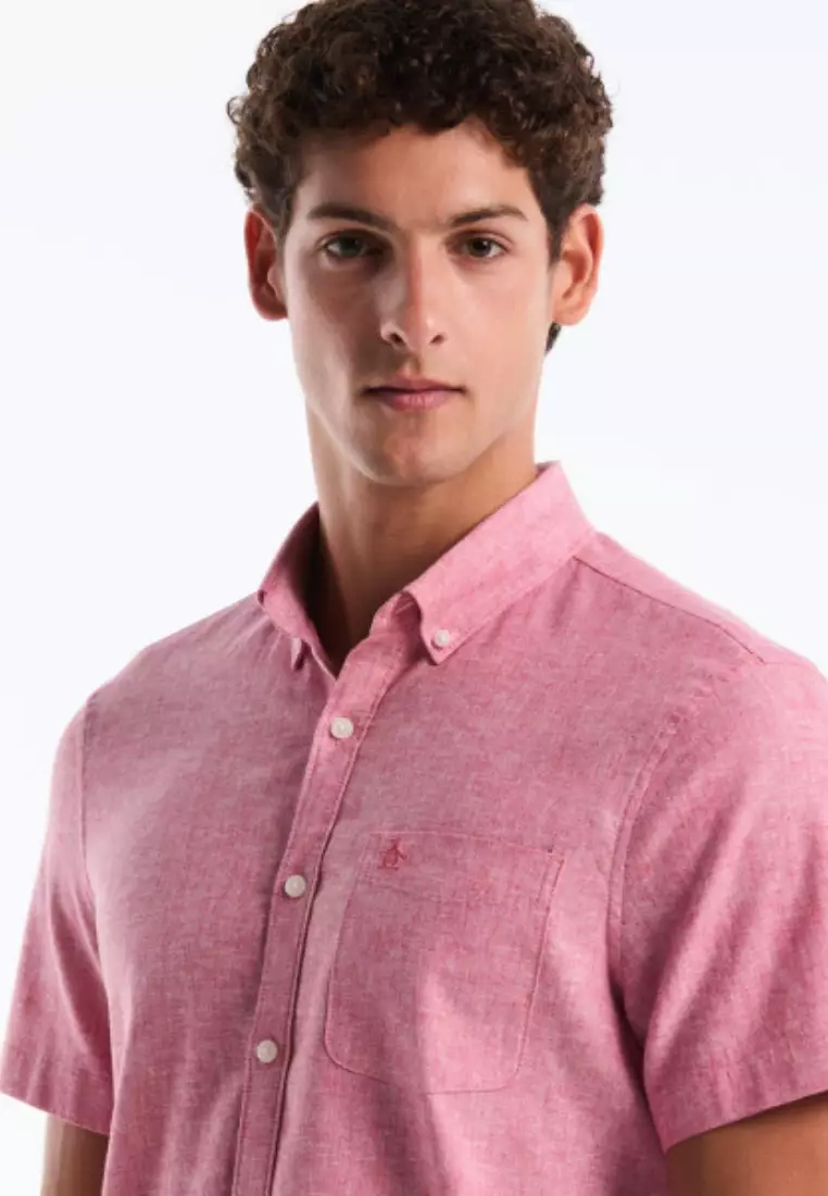 Linen Cotton Stretch Solid