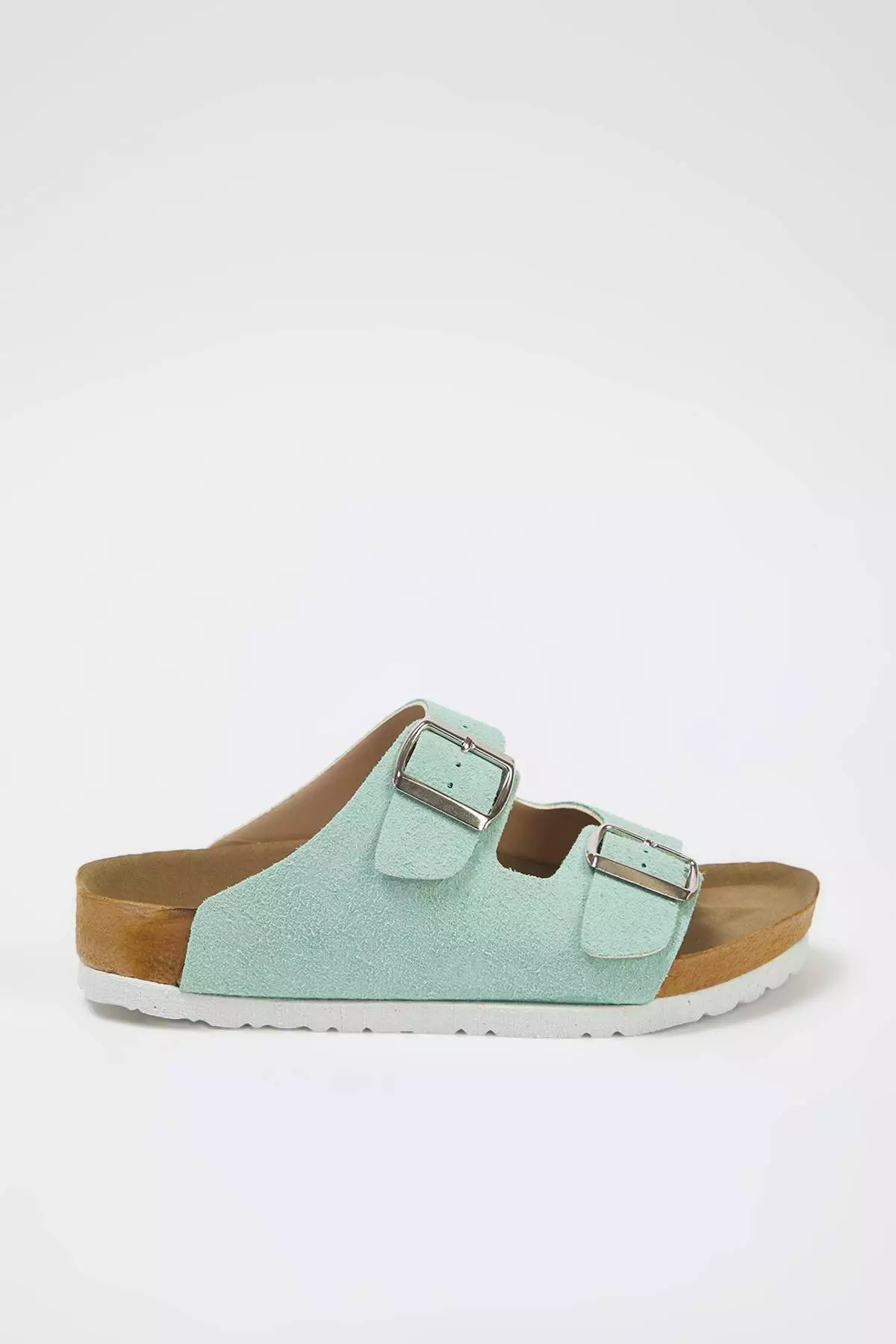 Mint Double Buckle Women's Slippers Takss24Te00004