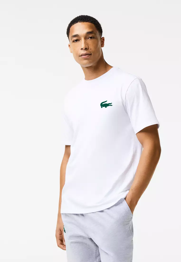Buy Lacoste Men's Velour Crocodile Crew Neck T-Shirt 2023 Online | ZALORA Philippines