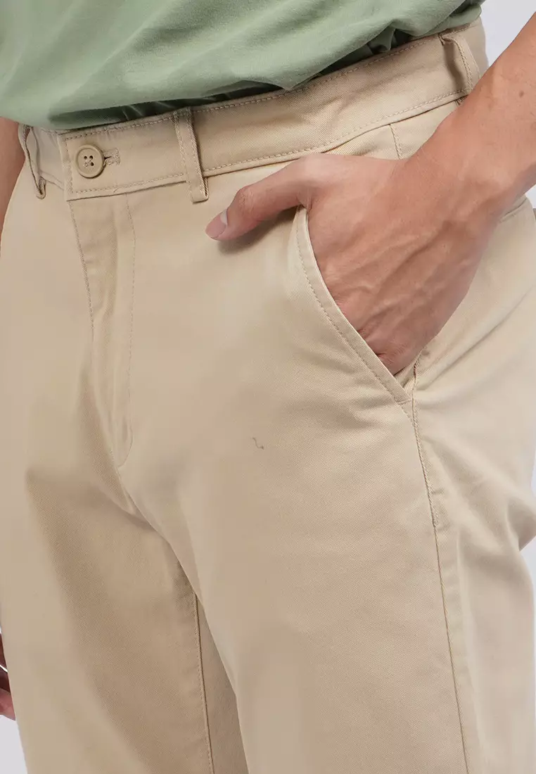 Basic Slim Fit Casual Pants