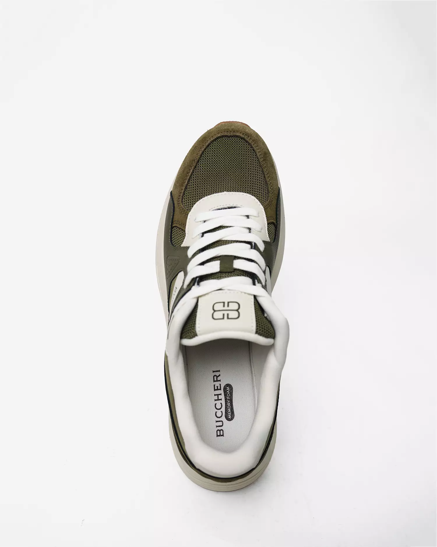 Buccheri Lacy Sneakers Men Khaki
