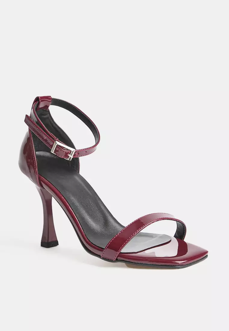 Ankle Strap Thin Heels