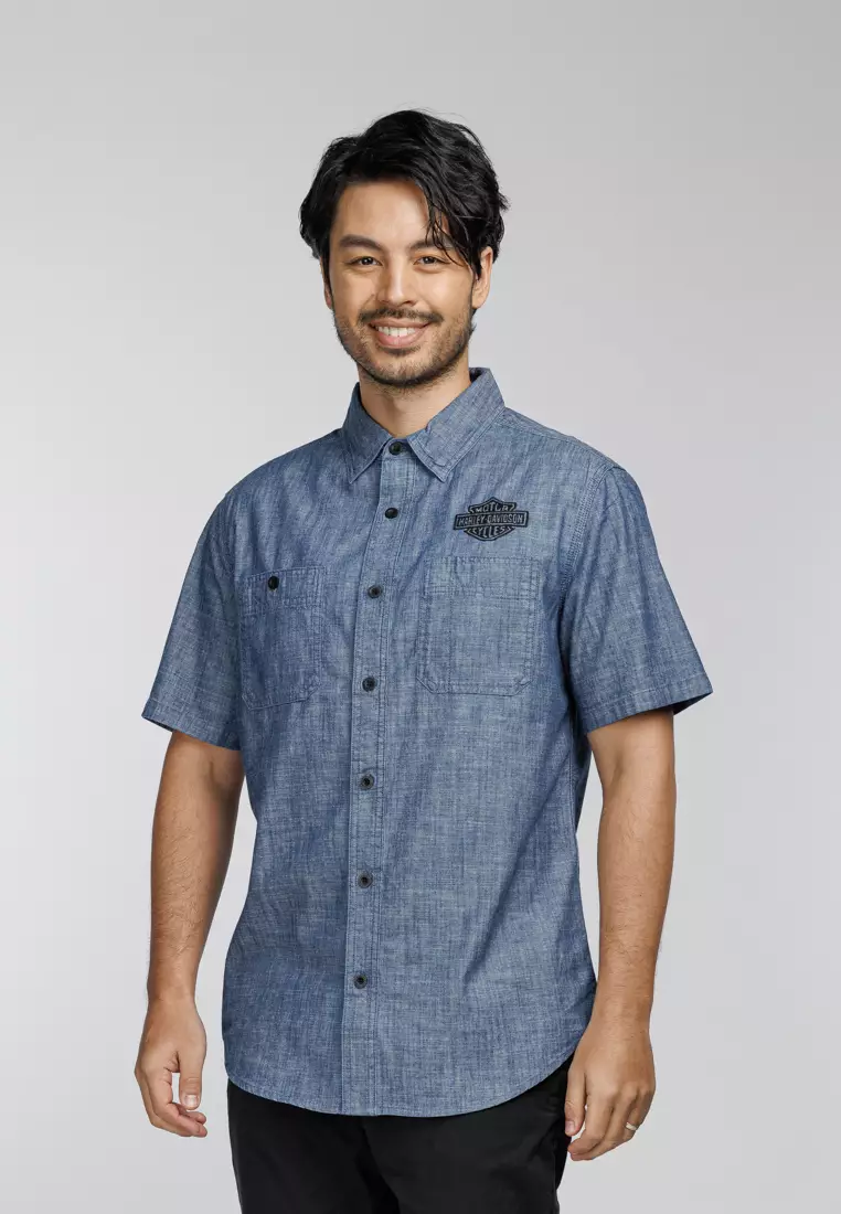 Harley dress shirts discount