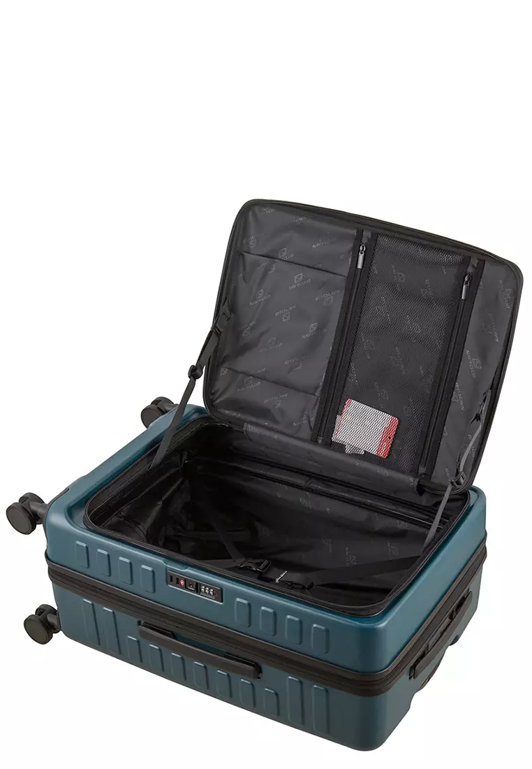 Navy Club Koper Hardcase Dayton Frame - Fiber PC 4 Roda Putar TSA Lock - Size 25 Inch