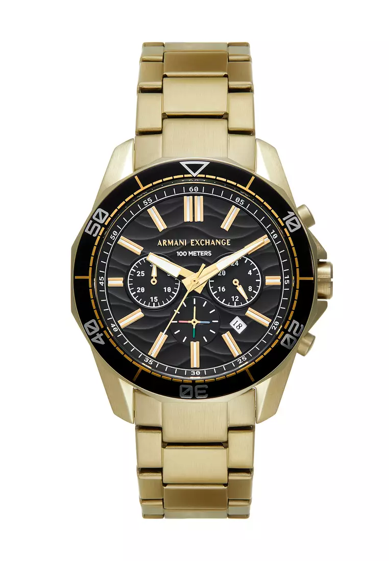 Armani exchange gold on sale