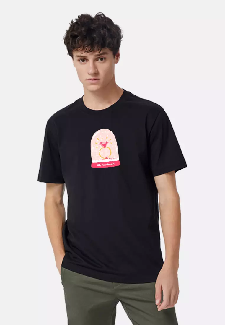 Print To Order Giordano Wish Card Print Tee Collection My Favourite Girl