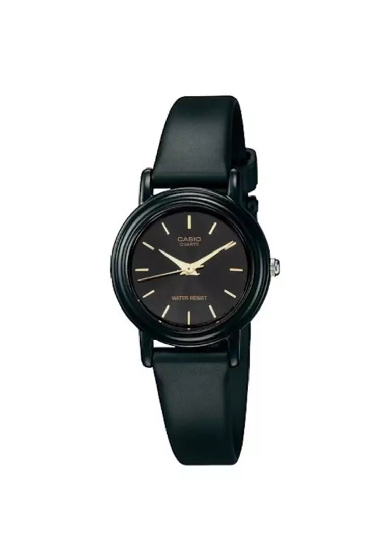 Casio small black on sale watch