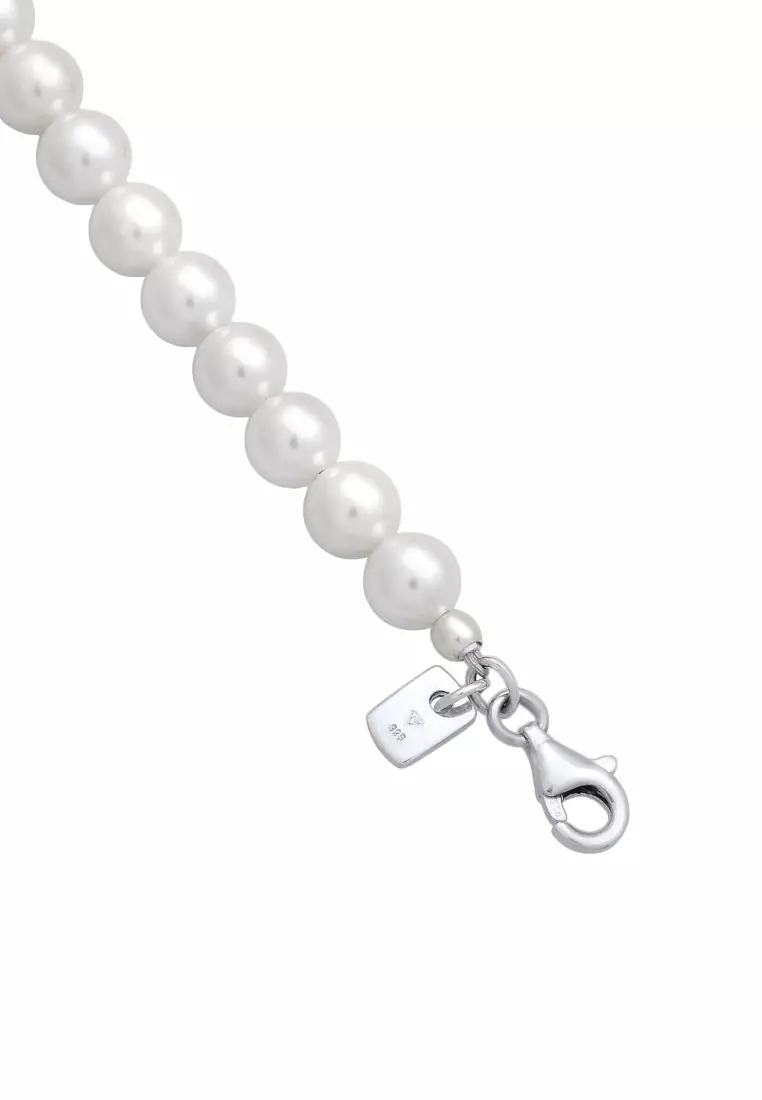 EXCLUSIVE Kalung Perhiasan Perak 925 Pria Shell Pearl