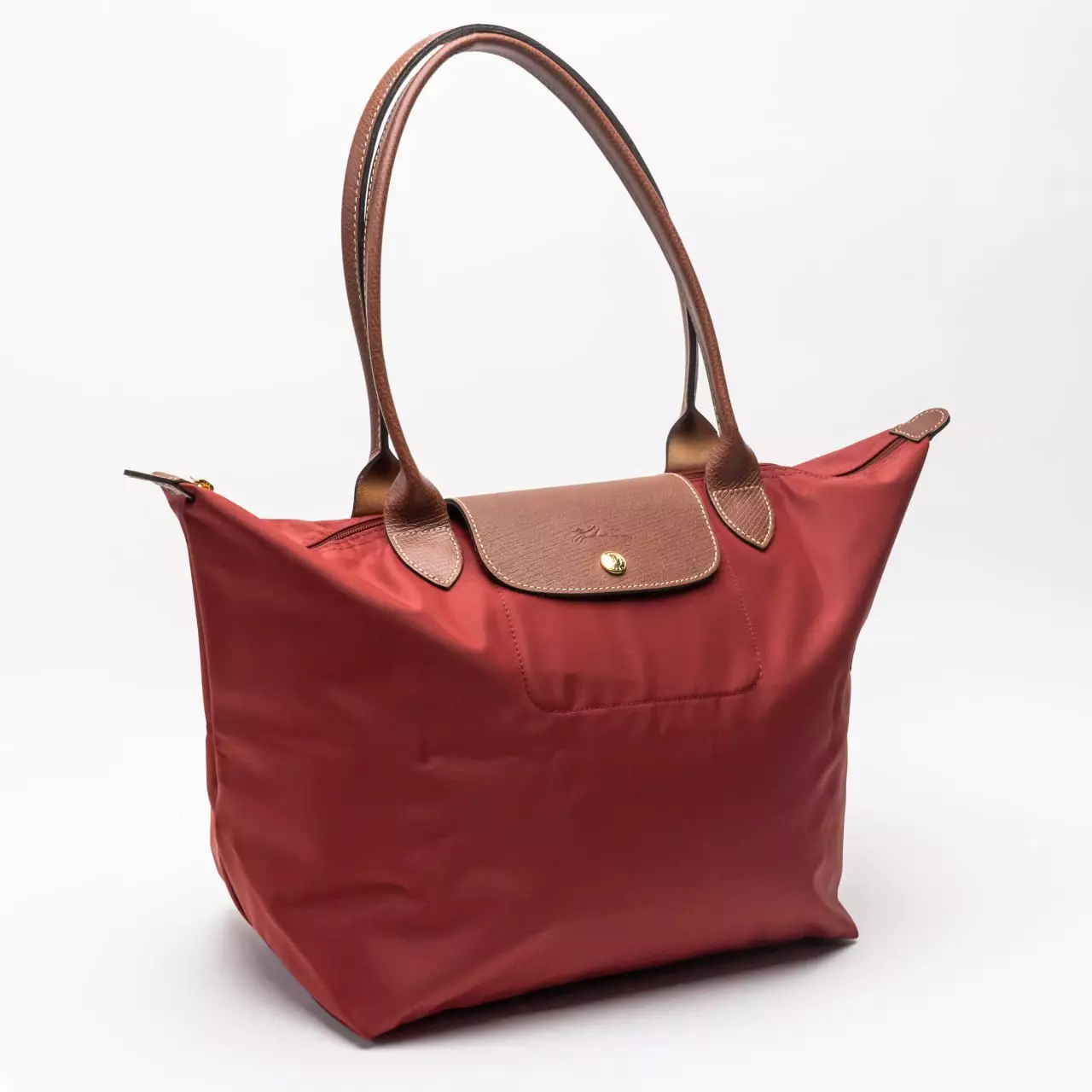 Longchamp Small Le Pliage Original Briefcase - Red