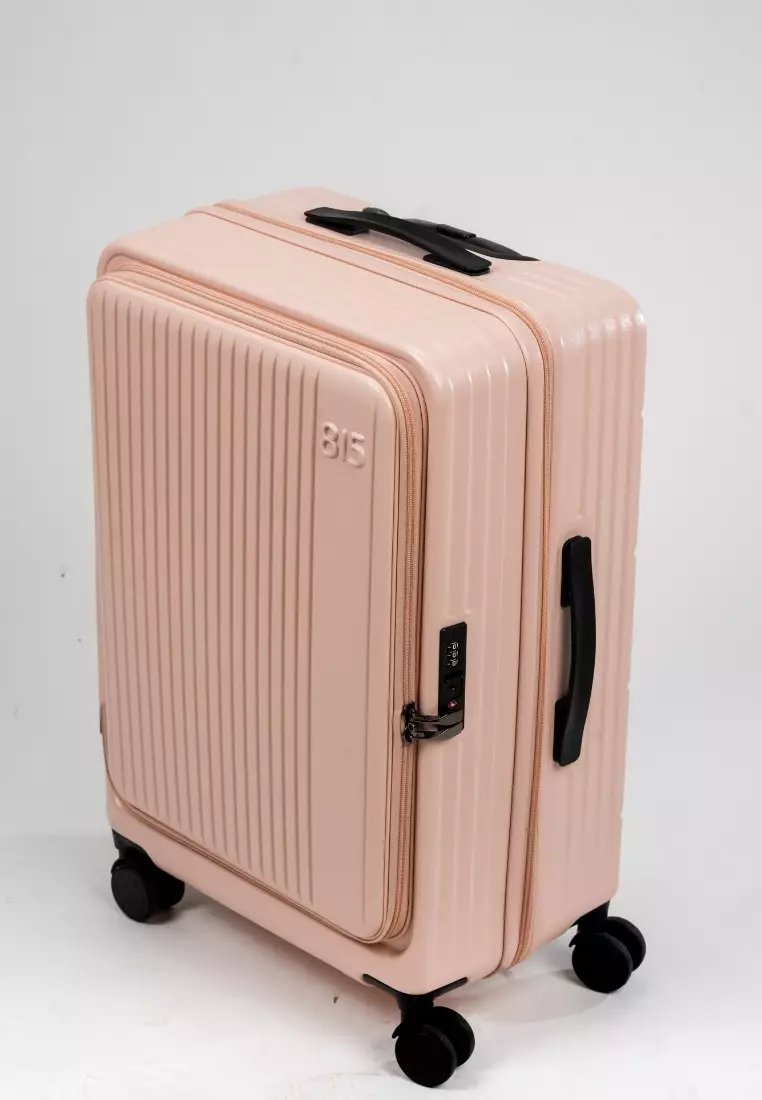 Alpha 3pcs Set 20, 24, 28"  Hard Case Luggage in Blush Pink