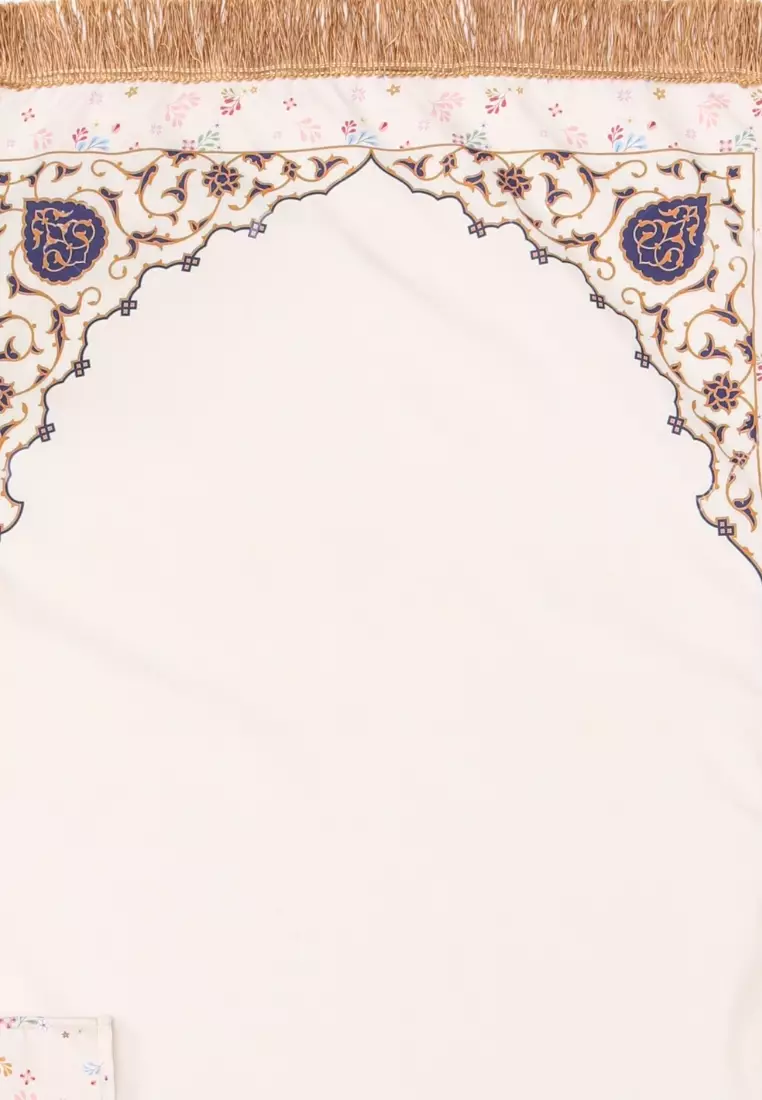 Sajadah Travel Azzura Rumbai Creme