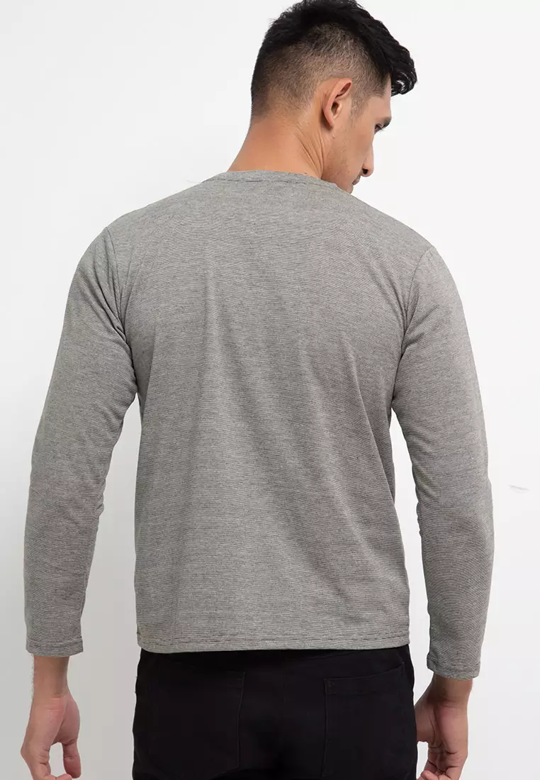 Basic Atasan Long Sleeve Terry