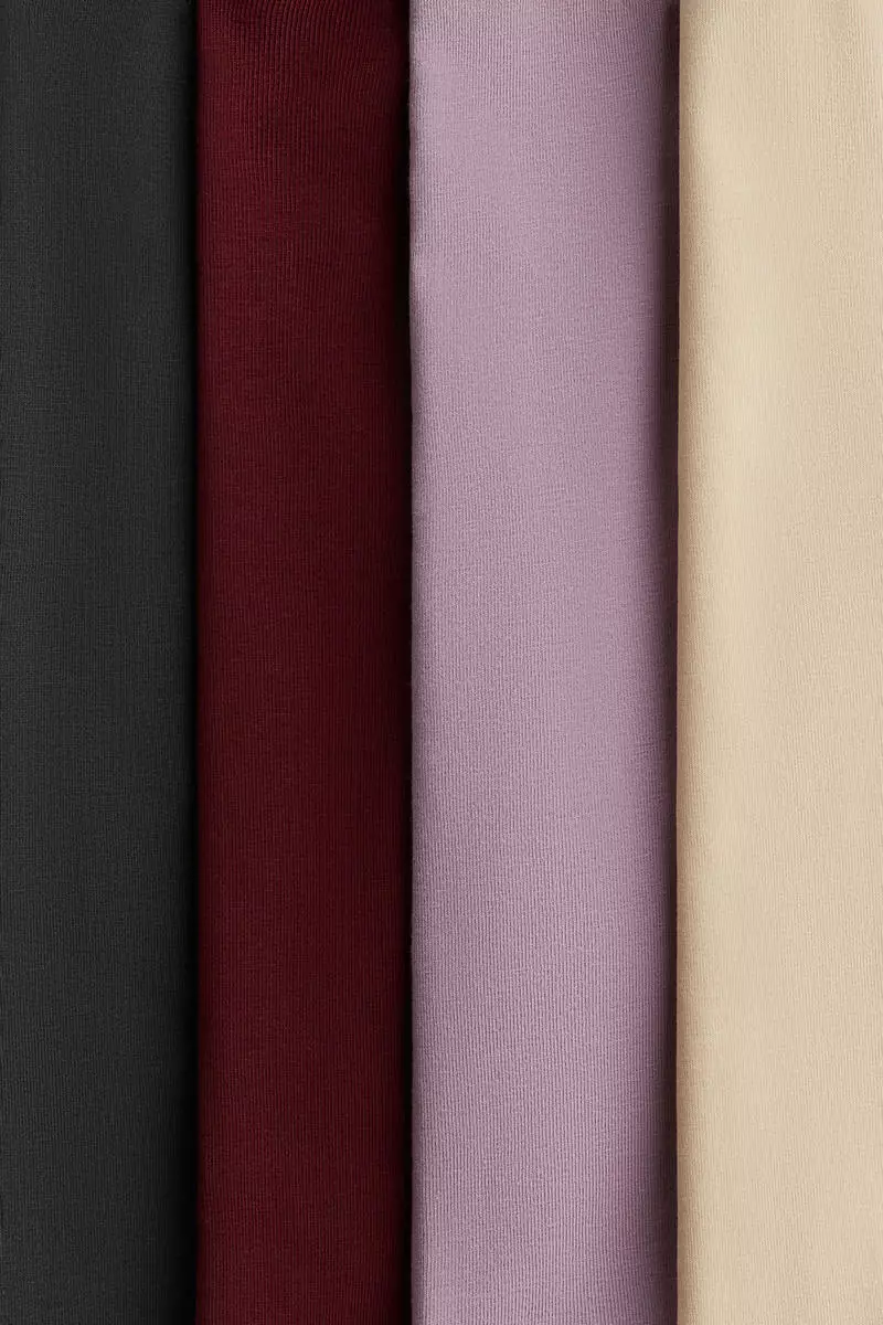 4-pack cotton jersey leggings