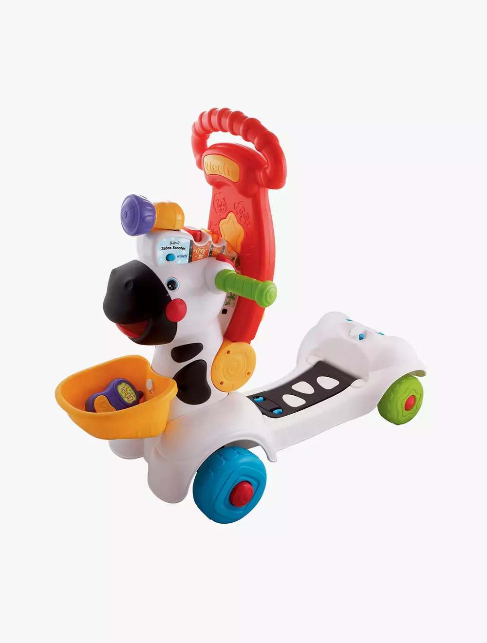 Vtech 3-In-1 Zebra Scooter - VTE112603VTE - Multicolor