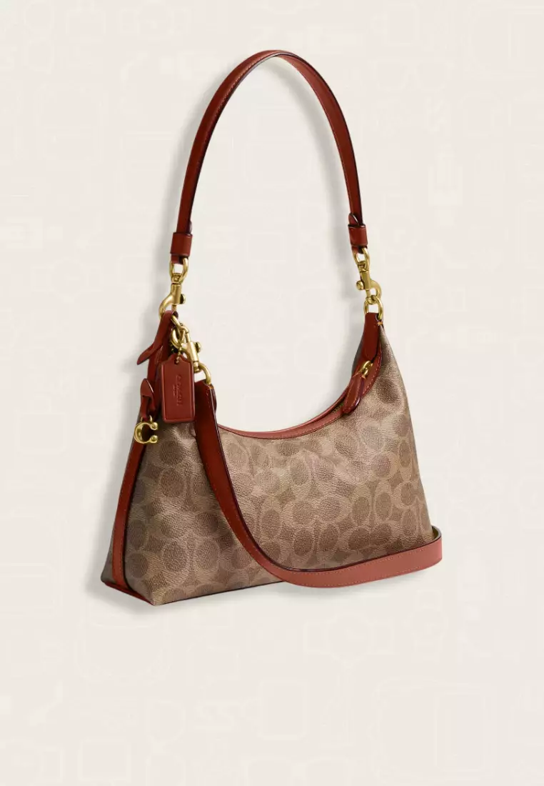 Coach Juliet Shoulder Bag 25 In Signature Canvas Tan