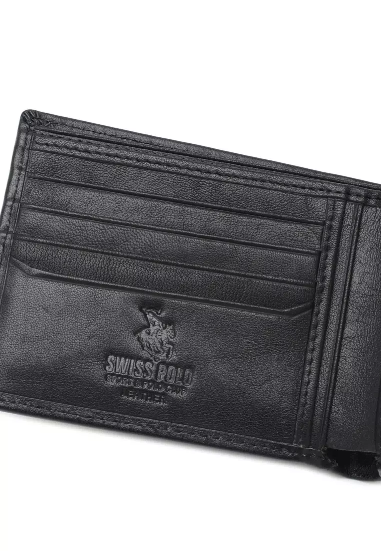 Men's Genuine Leather RFID Blocking Wallet  (Dompet Pria Kulit Asli RFID Blocking) - Hitam
