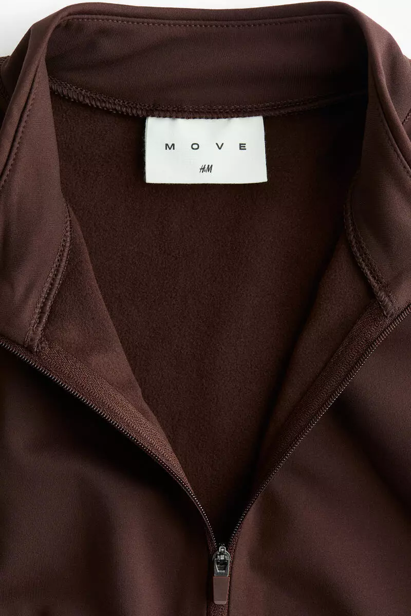 Sports fleece jacket with SoftMove™