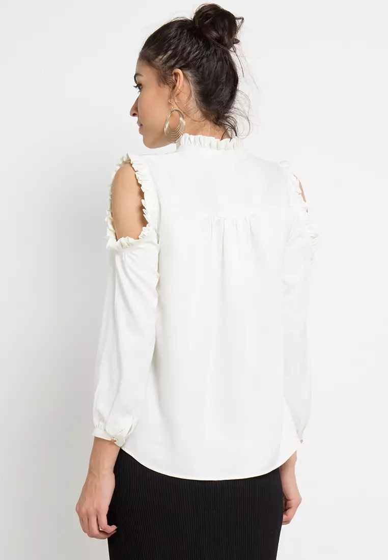 Jual EDITION Cold Shoulder Top Original 2023 | ZALORA Indonesia ®