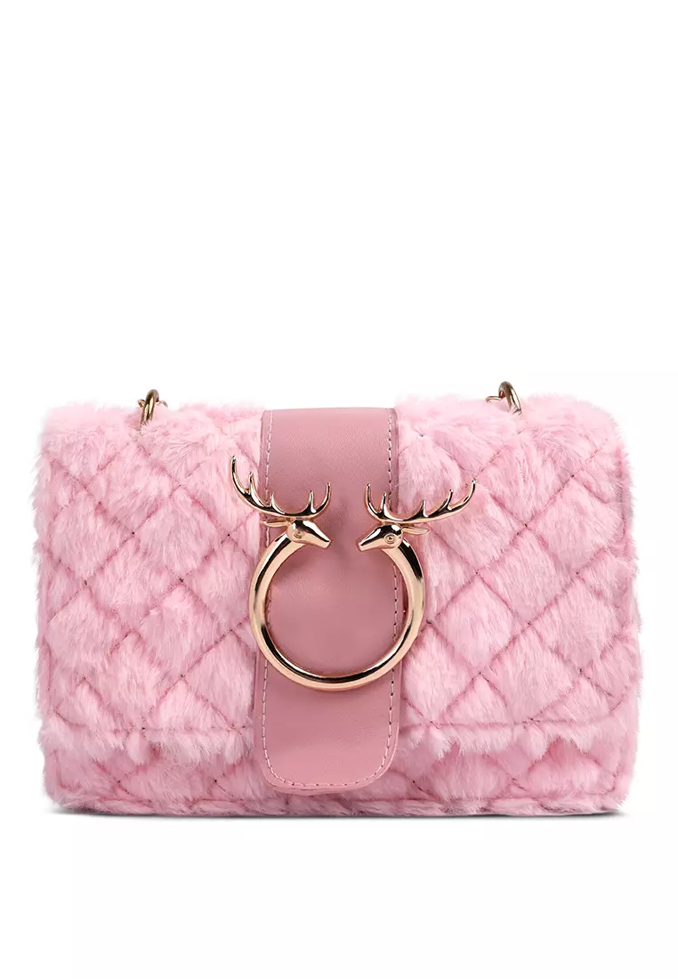 Furry hotsell sling bag