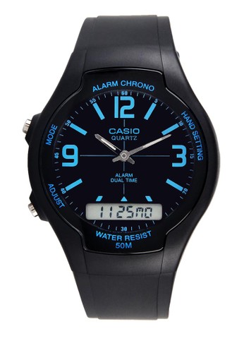 Jual Casio Unisex Analog Watches Aw 90h 2bvdf Original Zalora Indonesia