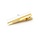 Glamorousky white Simple and Fashion Plated Gold Geometric Rectangular Tie Clip with Cubic Zirconia AA7C0ACE660DDBGS_2
