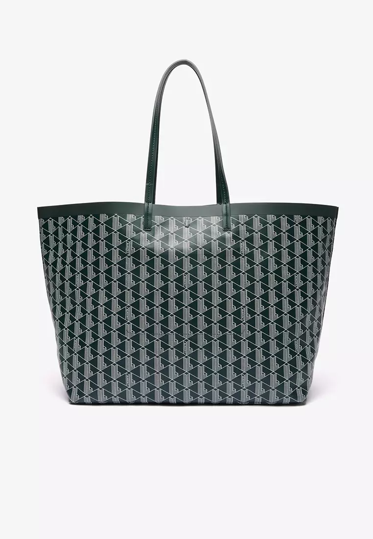 Buy Lacoste Zely Coated Canvas Large Tote 2024 Online | ZALORA Philippines