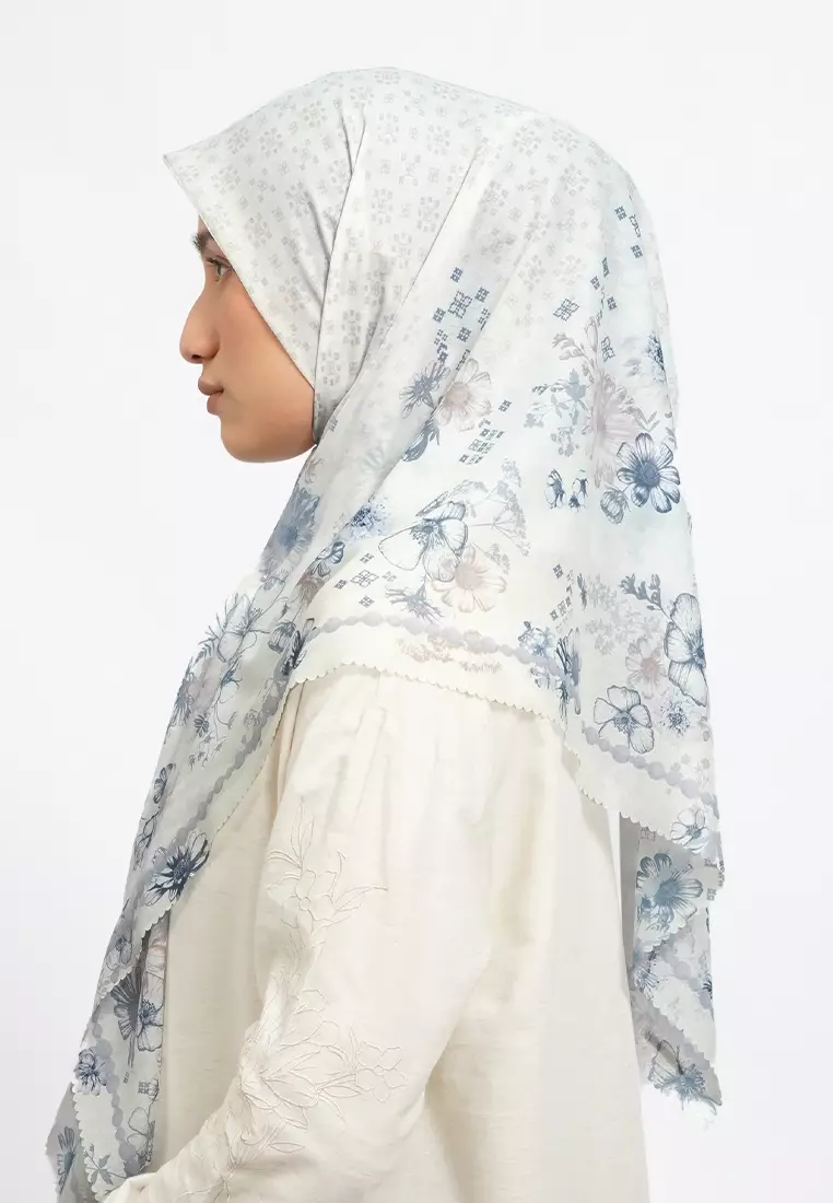 Printed Scarves NAVY