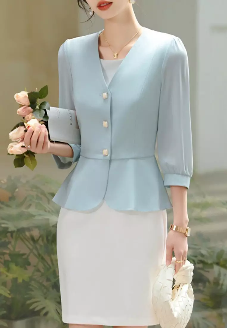 Elegant Single Breasted Suit YGH-EQ6010