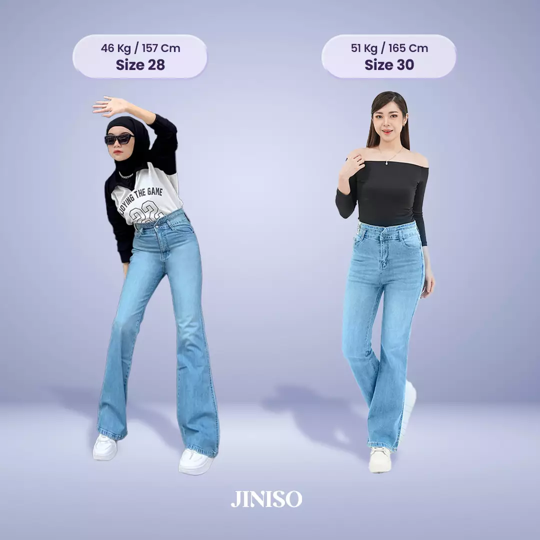 Ultra Highwaist Cutbray Stretch Jeans 610 HANGOUT