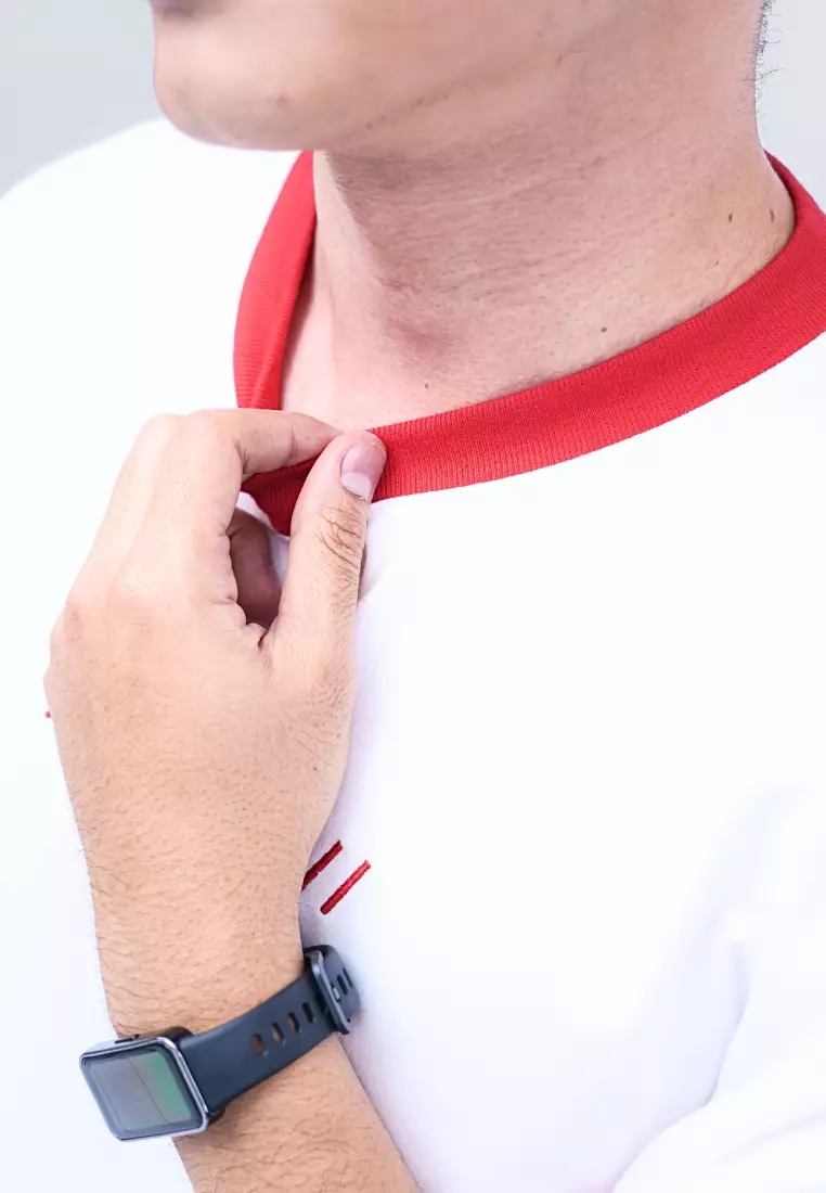 Ryusei Kaos Pria Boxy Oversize Eighty CMB Red