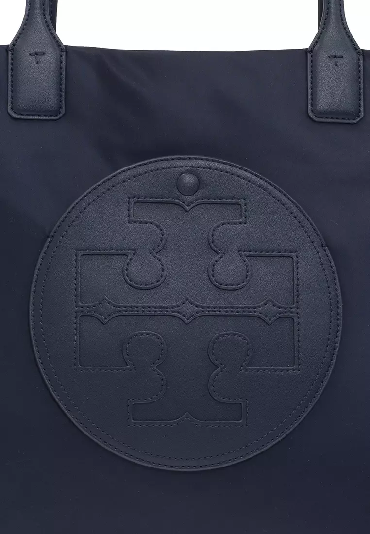 Tory burch ella on sale tote navy blue