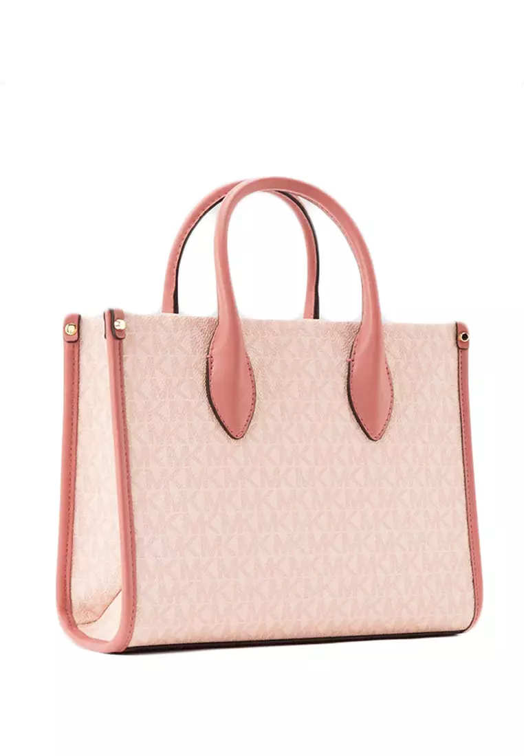 Mirella Small Logo Crossbody - Powder Blush