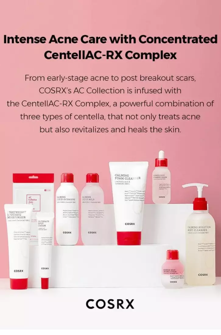 Cosrx Acne Care Set(Cleanser 150ml+Cream 30g+Serum 40ml+Mild Toner 125ml+Acne Patch 26's)