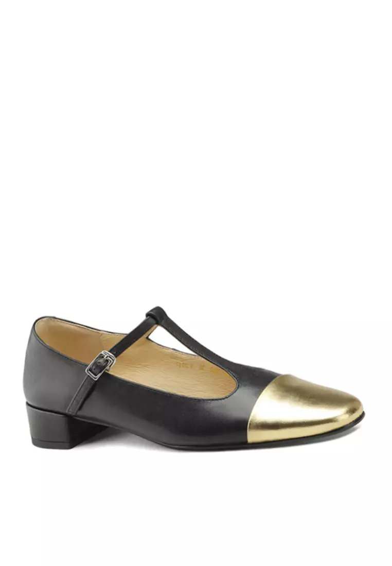 Gold mary clearance jane shoes