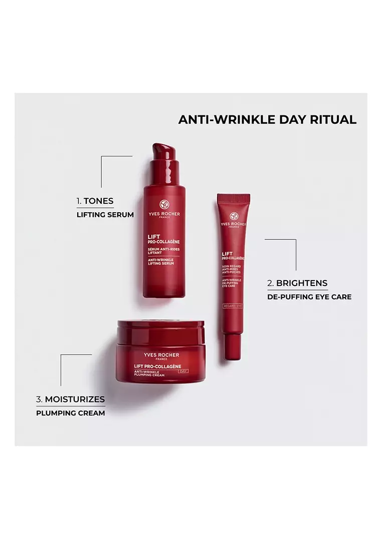 Anti Wrinkle De-Puff Eye Cream with Plant Collagen & Hyaluronic Acid-14ml All Skin Types