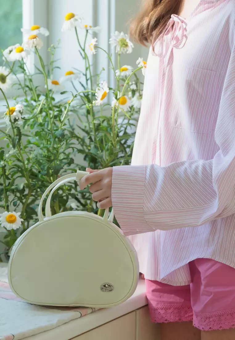 DOL Nylon Handbag Cream