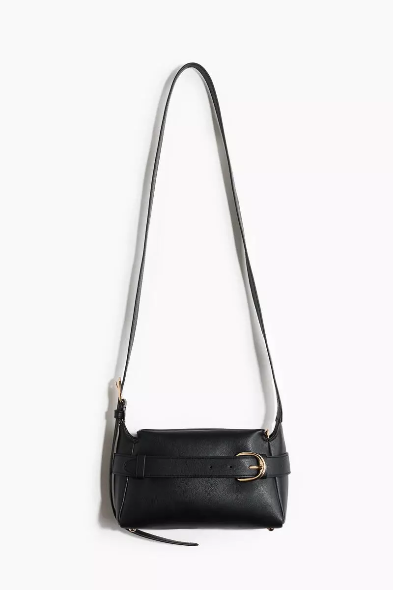 Strap-detail crossbody bag