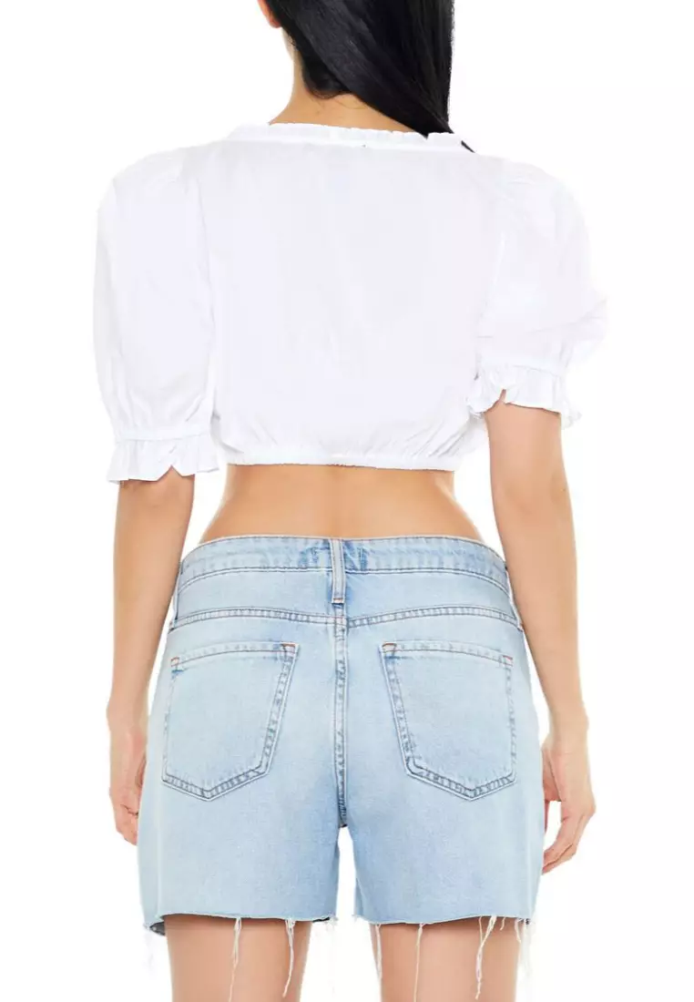 Forever 21 puff sleeve top cheap